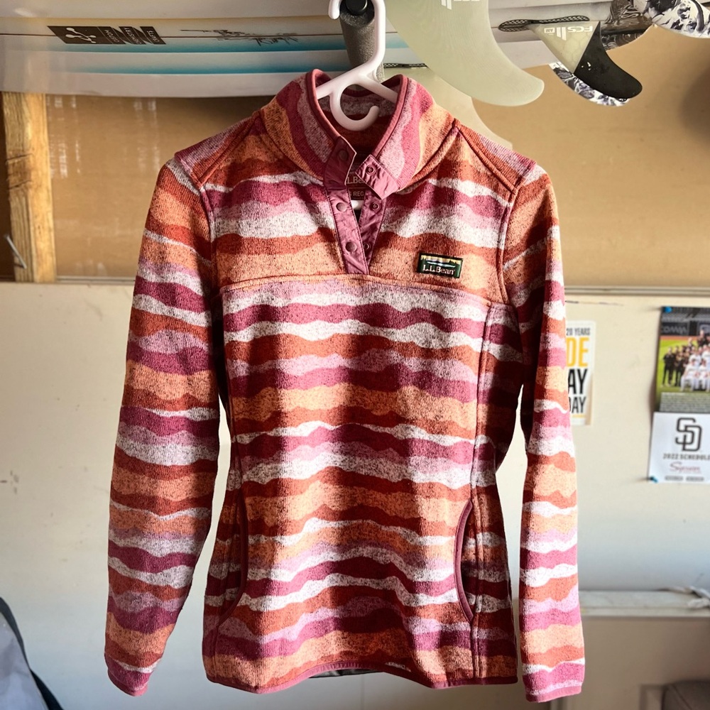 LL Bean pullover Fleece jacket